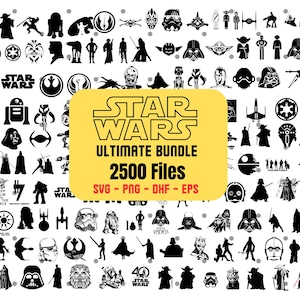 Star wars svg Bundle, 2500+ starwars svg bundle, Star Wars Cut files, Yoda svg, Darth Vader svg, Instant Download