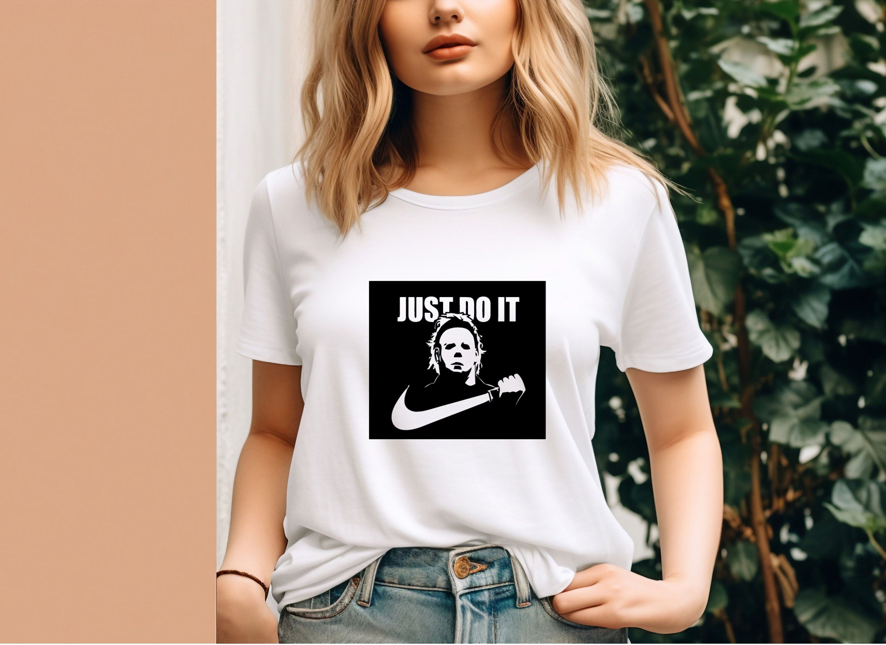 Michael myers nike t shirt cheap