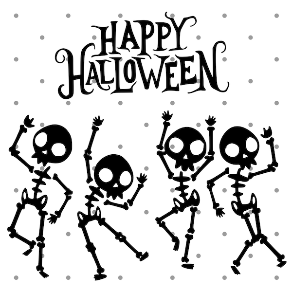 Happy Halloween SVG Skeleton Svg Funny Halloween Svg Bat svg Horror svg bundle Instant Download