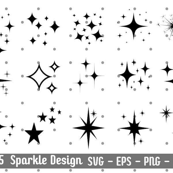 Sort Sparkle Sparkle Silhouette - Etsy