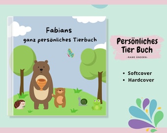 Personalisiertes Kinderbuch | Tierbuch für Kinder und Kleinkinder