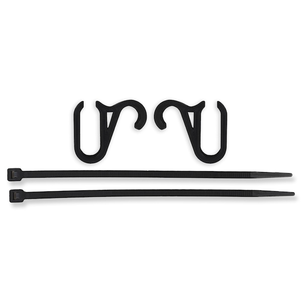 Hook suitable for Carrycruiser clips with loss protection shopping cart