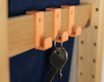 Hooks 3 pieces side part suitable for Ikea Ivar shelf system