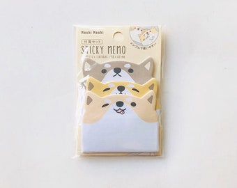 Cute Kawaii Dog Sticky Memo Notes - Ideal for Planners, Journals, and Diaries - Decorative Sticky Notes for Scrapbooking, Crafts, and More