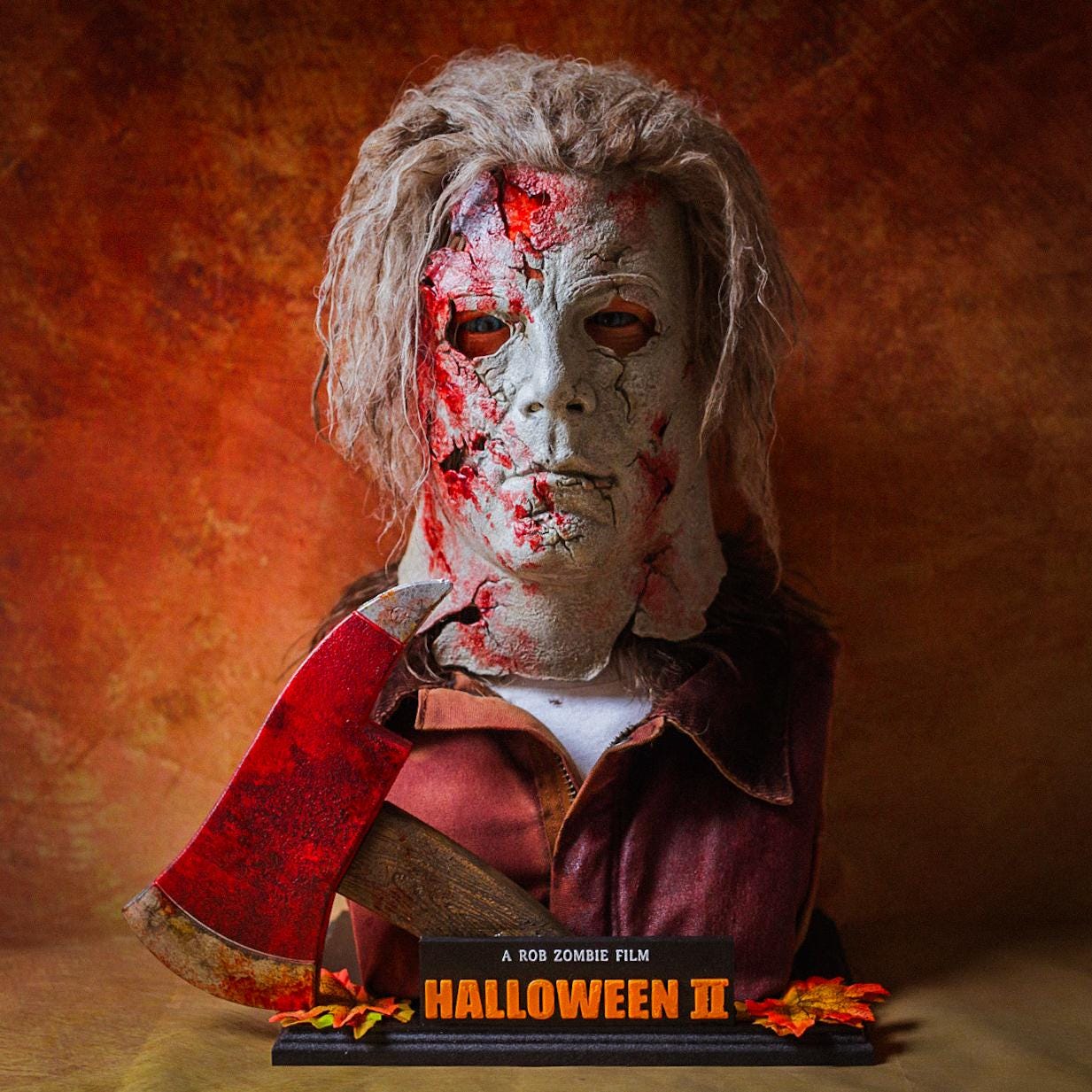 映画　ロブ・ゾンビ ハロウィン マイケルマイヤーズ 等身大 マスク リホール 映画 ロブ・ゾンビ ハロウィン マイケルマイヤーズ 等身大