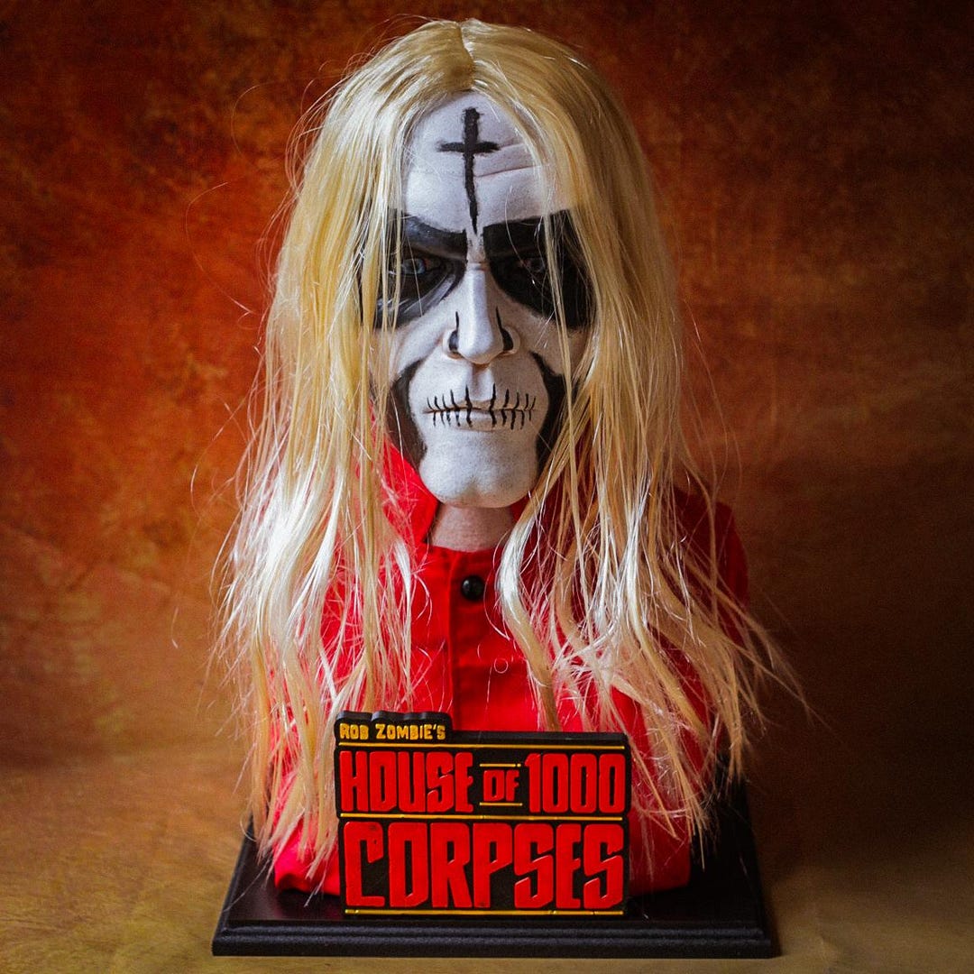 Otis Driftwood - House of 1000 Corpses Life-size Bust - Etsy