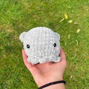 Crochet Cuddle Fish Adorable Amigurumi Soft Sea Creature Fuzzy Animal ...