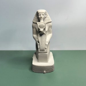 Kneeling Statue of Senenmut Plaster Sculpture, Ancient Near Eastern Art,Classical Egyptian Plaster Sculpture,Handcraft Statue Art Home Decor