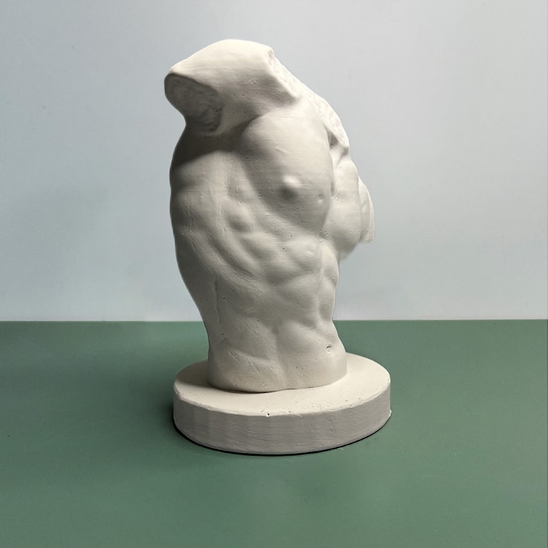 Gaddi Torso Marble On Stand Plaster Sculpture, Classical Galleries Ancient Greek Sculpture, Classical Greece Statues, Handcraft Artwork