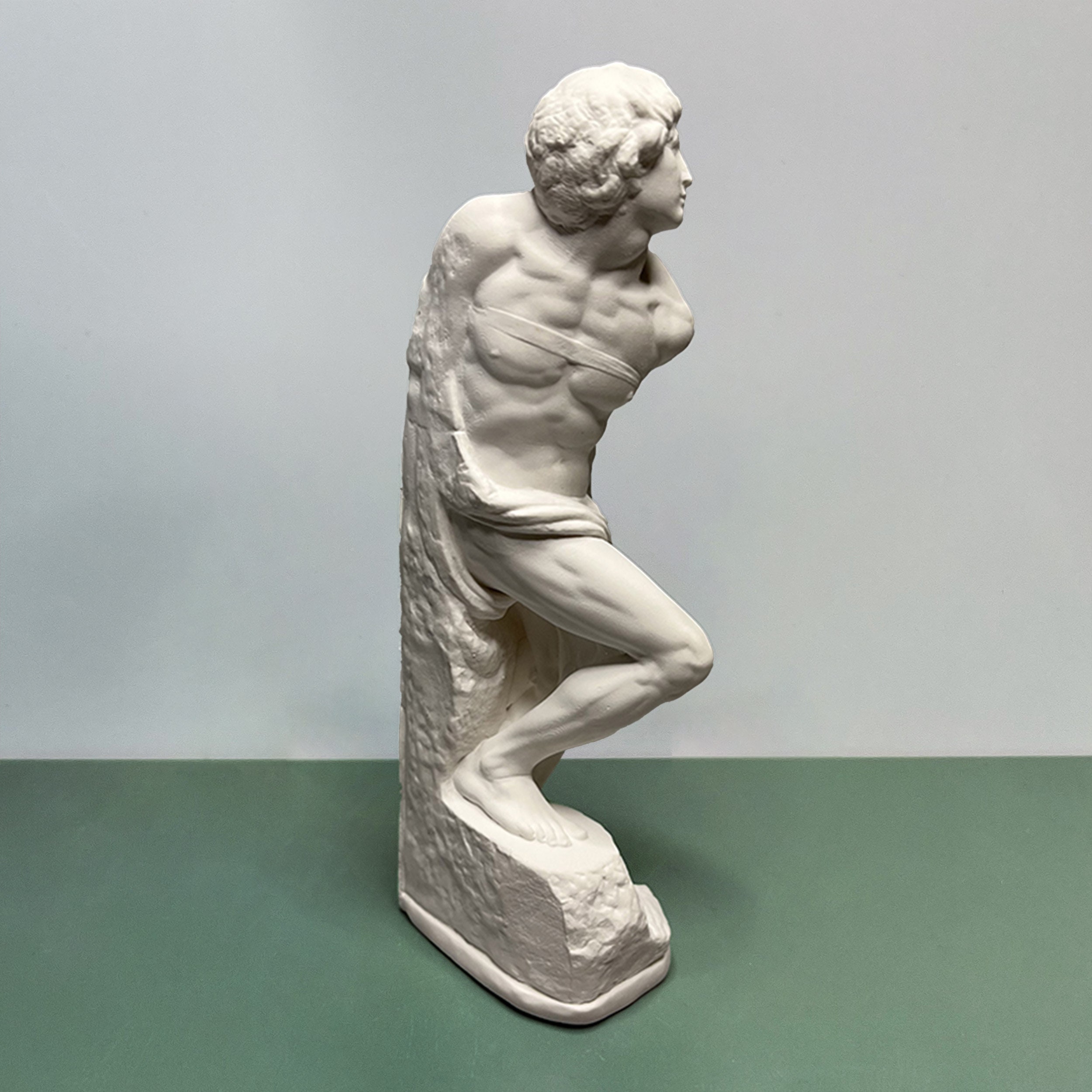 Rebellius R Rebellious Slave Statue, Michelangelo Sculpture, Greek Figure Plaster ...