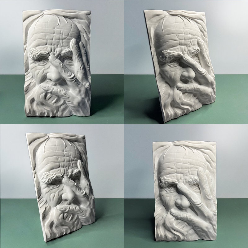 Grecian Plaster Bust: Nordic Home Decor Sculpture - Etsy