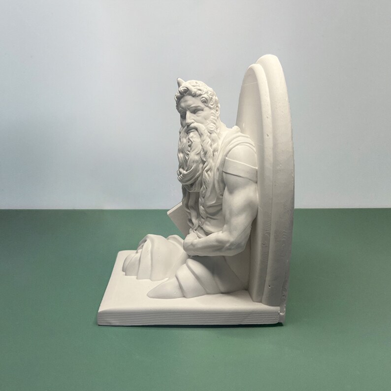 Moses Plaster Sculpture: Grecian Bust, Ancient Athens Decor - Etsy