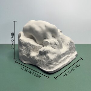 Danaid Sculpture by Auguste Rodin Plaster Sculpture, Plaster Sculpture Decor, Impressionism Craft Art Home Decoration, Minimalist Home Decor