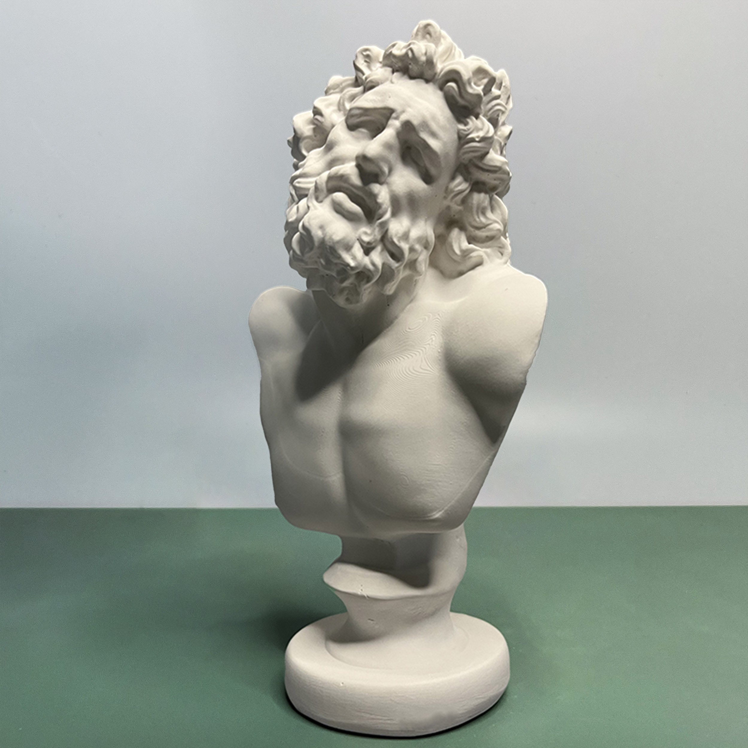 Laocoon Bust Plaster Statue Roman Art Replica Sculpture Etsy