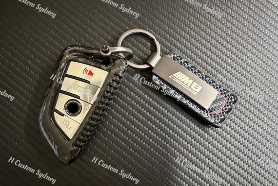 Real Carbon Fiber BMW Key Fob Cover