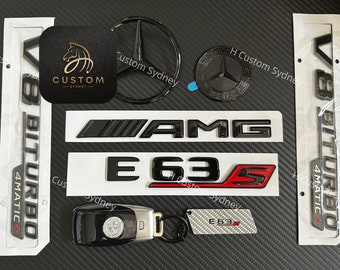 E63S Gloss Black Badges Package For Mercedes E63S W213 2021-2023 Exclusive Pack