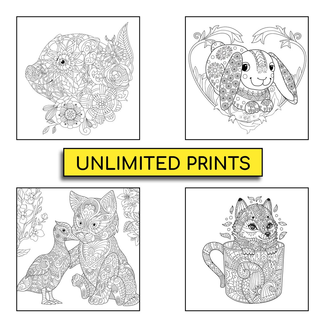 10 Detailed Animal Coloring Pages to Unleash Your Inner Artist