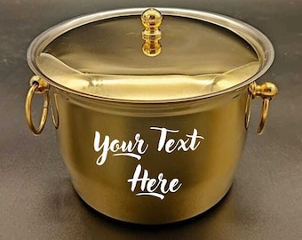 Personalized Gold Ice Bucket, Drinks Gift, Drinks Bucket, Ice Bucket, Gifts for Her -