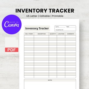 Product Inventory Tracker, Inventory List, Small Business Inventory, Stock Inventory Template, Business Management, Order Tracker