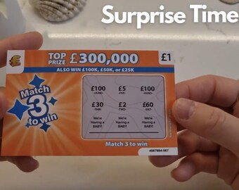 Pregnancy Announcement Scratch Off Cards - 5 Pack Fake Lottery Tickets For Gender Reveal To Family