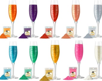 Edible Drink Glitter: Shimmer Powder for Cocktails & Parties (25 Servings)