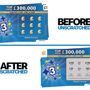 Groomsman Proposal Scratch Card: Lottery Ticket Replica