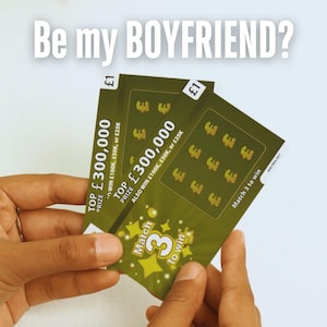 Carte à gratter seras-tu mon petit ami | carte pour petit ami | Idées de proposition de petit ami | Cartes pour BF | Cartes drôles pour lui | Souvenir
