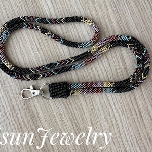 Ethnic Style Lanyard - Gift İdeas For - Beadwork Lanyard - ID Card Neecklace - Badge Holder - Gifts For Her