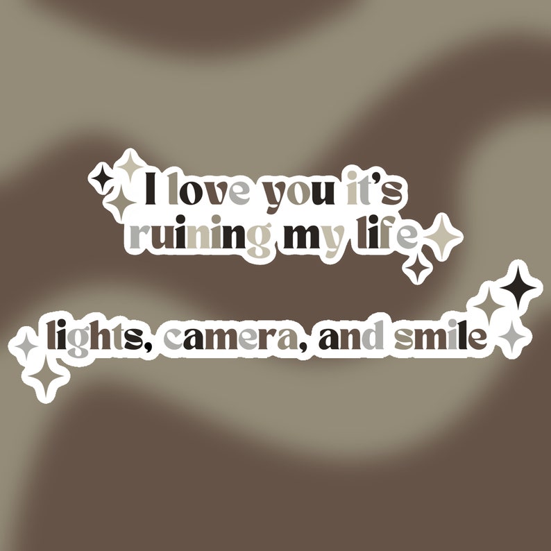 Taylor Swift Lyric Stickers l All Eleven Eras image 6