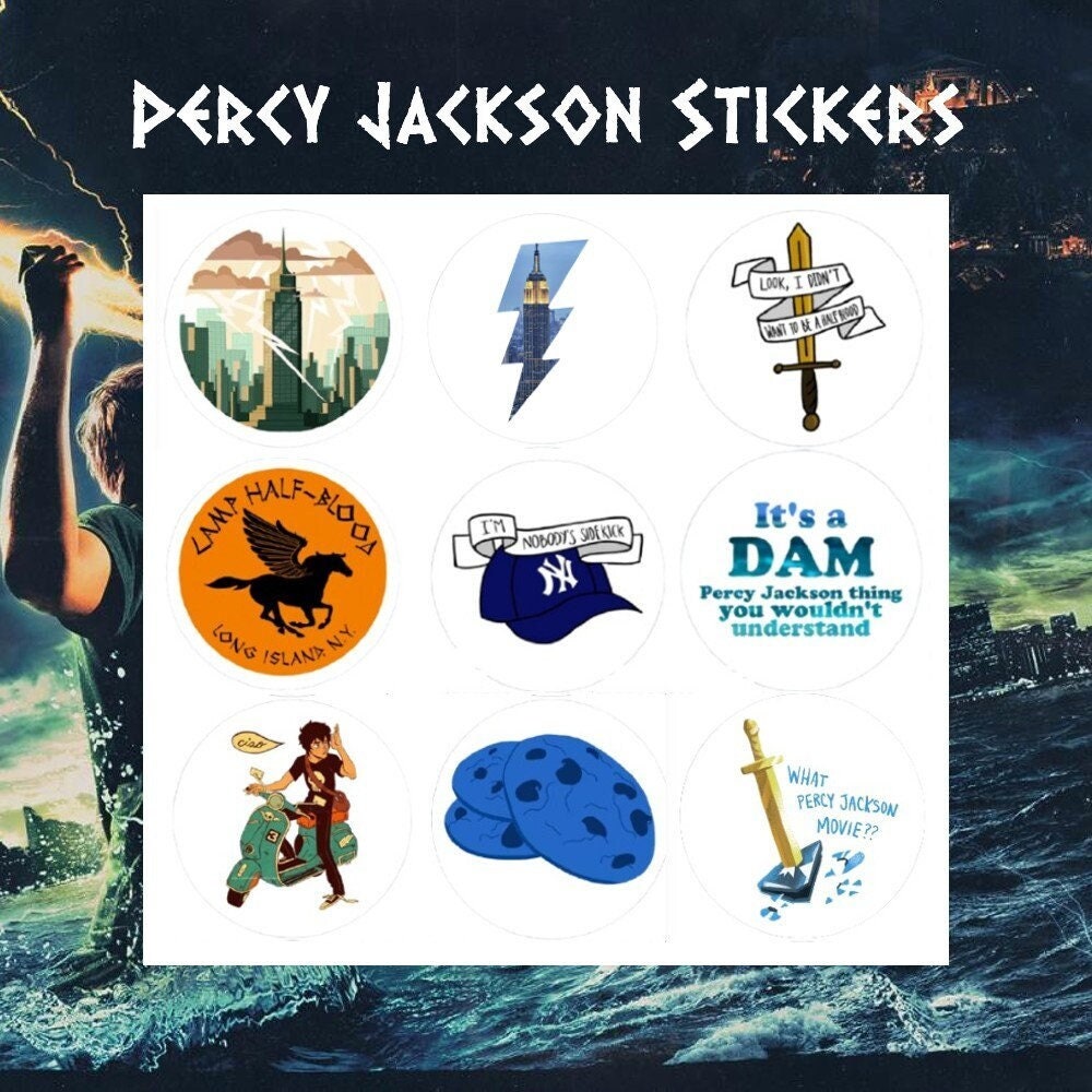 Camp Half-Blood Die Cut Sticker | weatherproof laptop & water bottle  sticker | greek mythology | book lover gift | Zeus, Poseidon, Hades