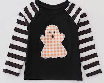 Koszula dla chłopca z aplikacją Halloween Ghost