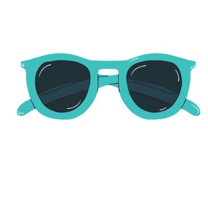 Cool Sunglasses, SVG, PNG, J Commercial Use, Digital Cut Files, Transparent Background, Instant Download, Sunglasses