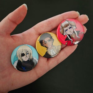 FE3H Lords Buttons/Pins