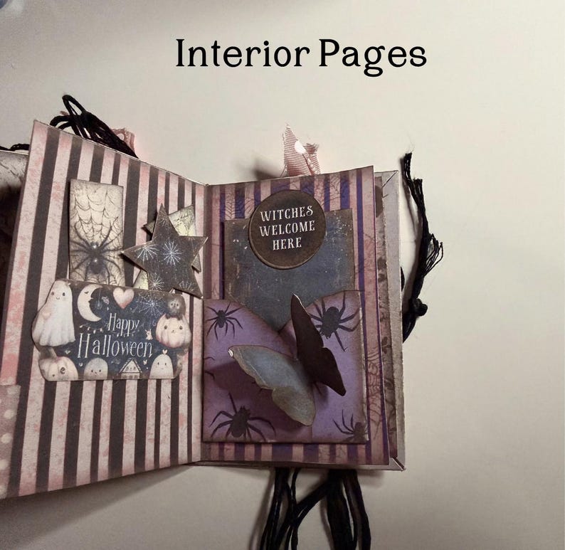 Halloween Mini Junk Journal Kit, Spooky Season DIY Kit for Crafters - Etsy