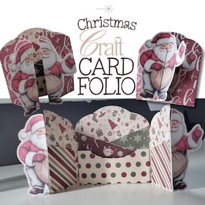 Kit de diário de lixo de fólio de Natal, páginas de fólio de presente de Natal para impressão, páginas para impressão de feriados de Natal, kit de fólio de presentes de Natal, papel para scrapbook
