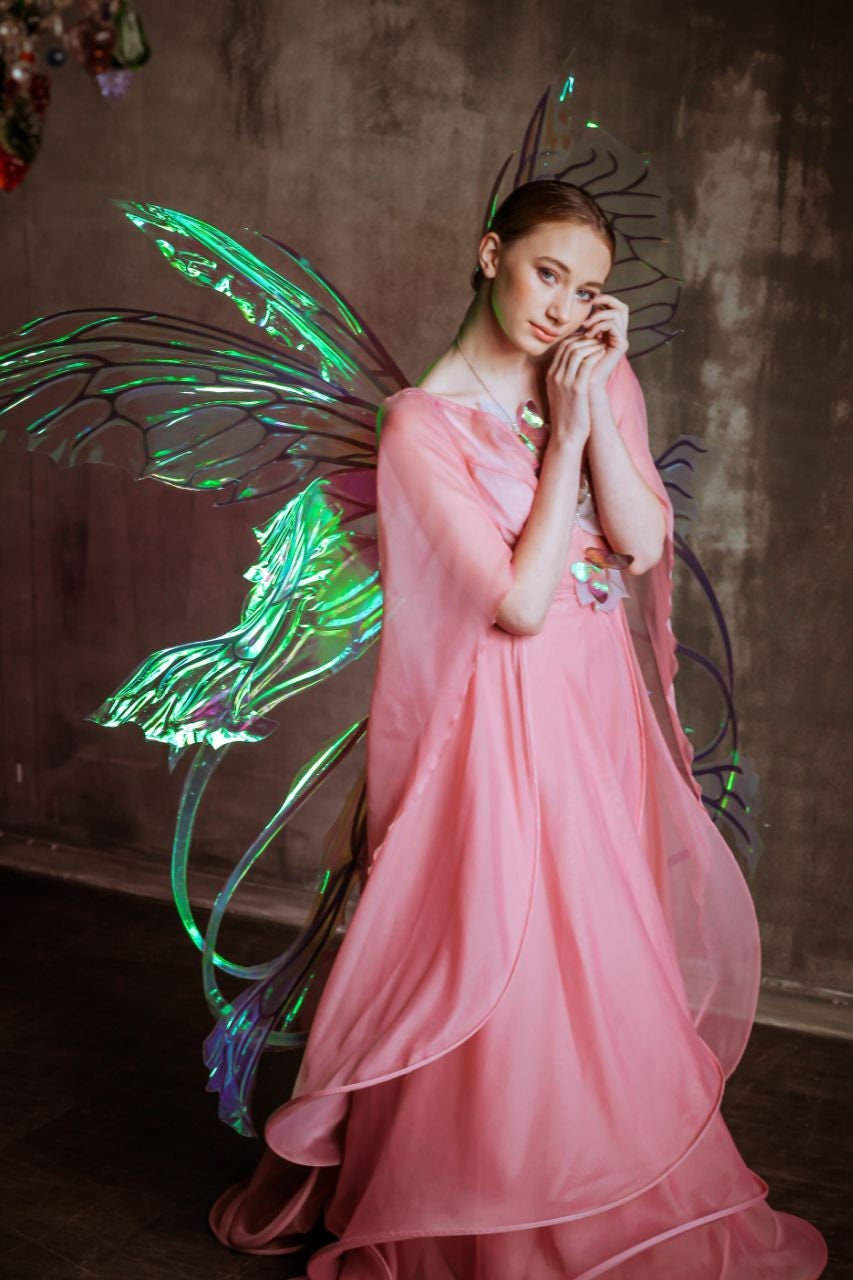 Fairy Wings Cosplay Costume Dragonfly Wings Halloween Etsy
