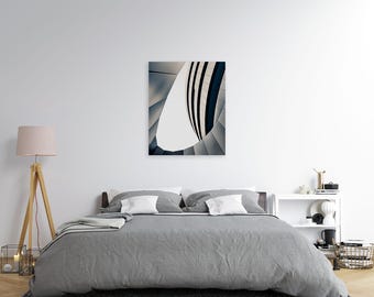 Abstract Edinburgh Architecture Art Print: W Hotel, Contemporary Steel