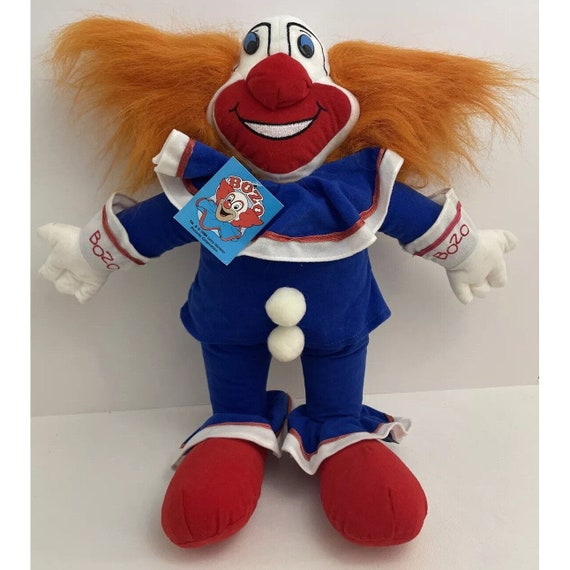 Bozo the clown stuffed doll deals