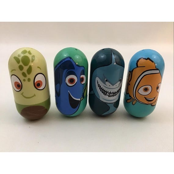 Disney Kellogg Wobblers Finding Nemo Four Pieces 2005 Dory Nemo - Etsy