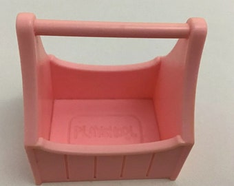Playskool Dollhouse Replacement Pink Tote/ Tool Box For Twin Ponies Set Stable