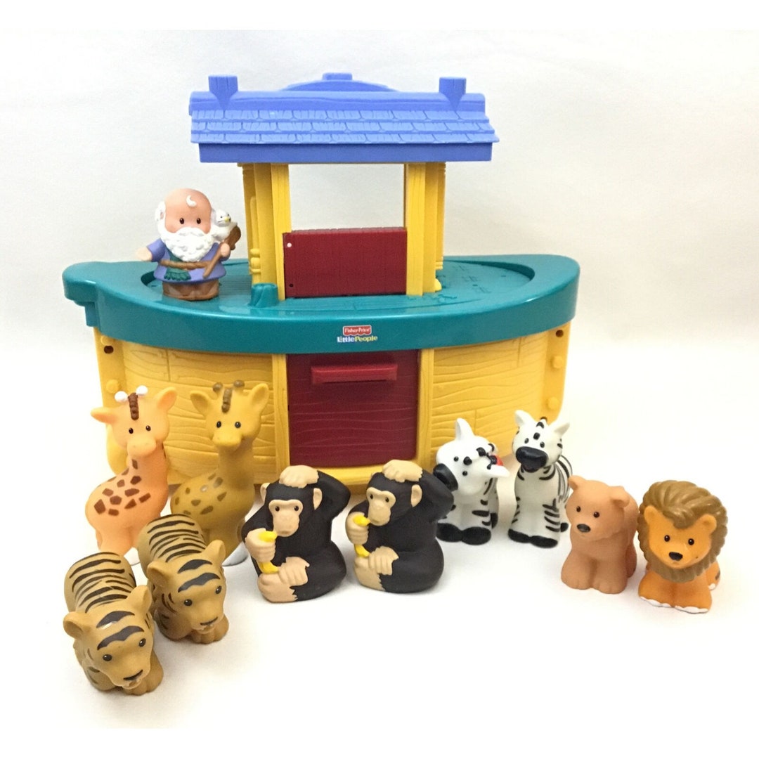 Fisher Price Little People Noahs Ark Animals Noah Figure Etsy