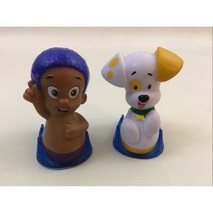 Bubble Guppies Roll N Go Sliders Replacement 2 Figures Lot C Fisher Price