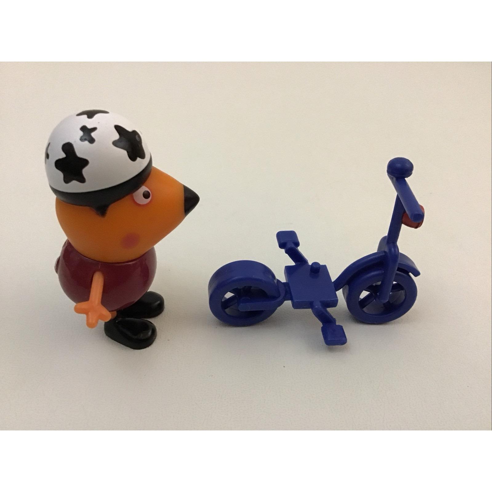 Peppa Pig Freddy Fox Figure and Bicycle 2pc Bike Ride Set Jazwares - Etsy