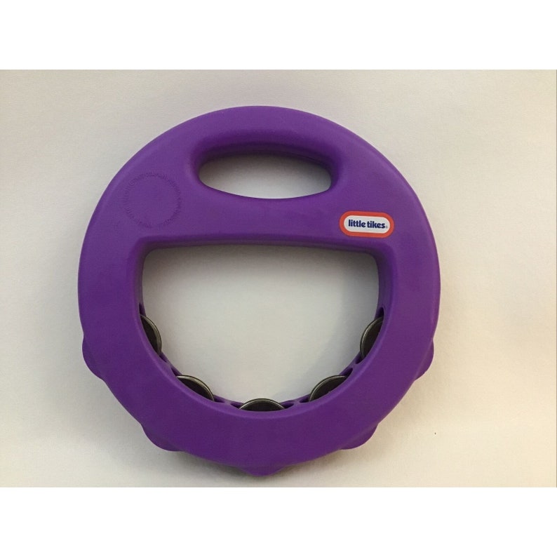 Little Tikes Tambourin Musical Instrument Violet Préscolaire Fun vintage Jouet image 1