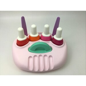 Little Tikes Beauty Salon Manicure Set Complete Nail Polish File Buffer Vintage