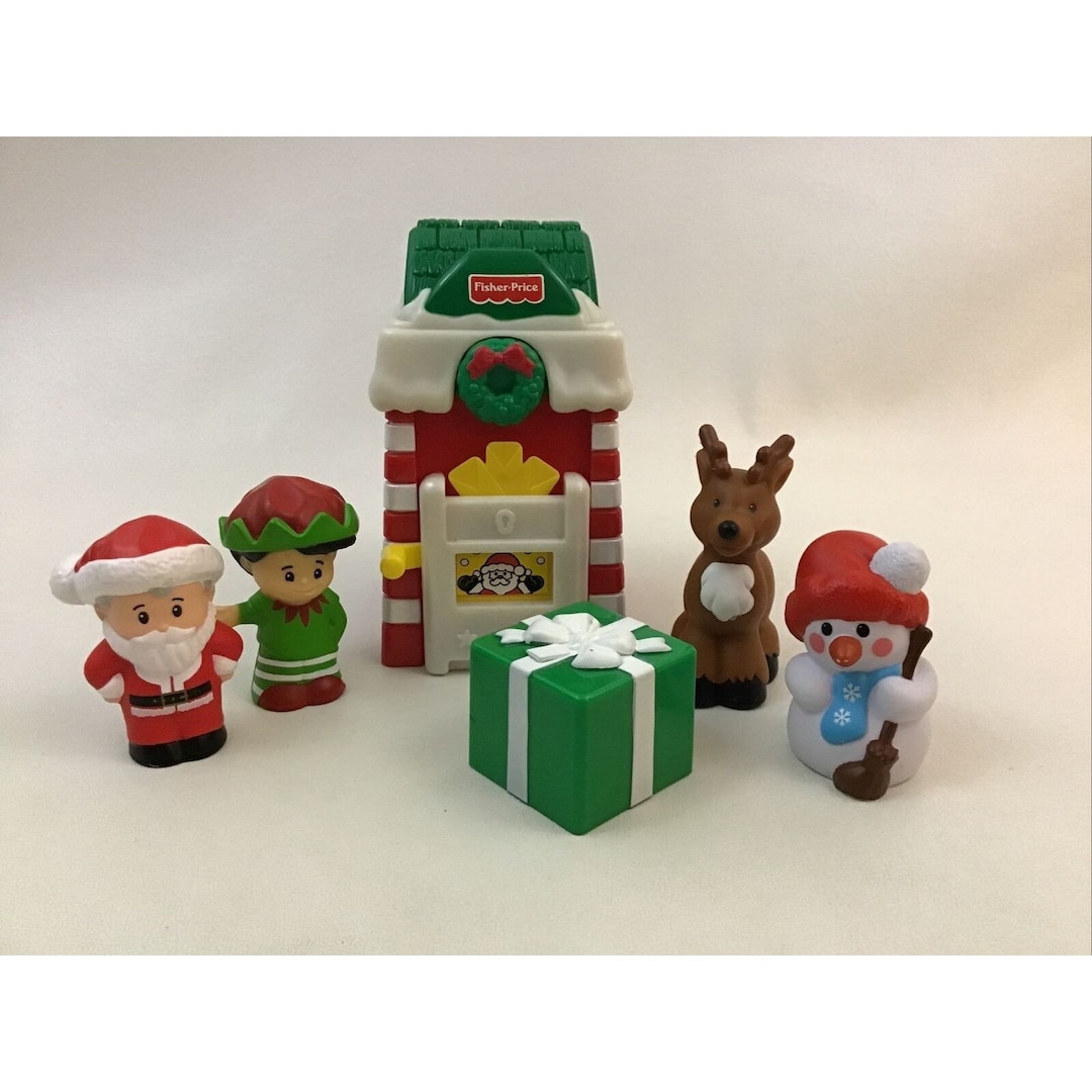 Fisher Price Little People Christmas Village Post Office Shop Etsy