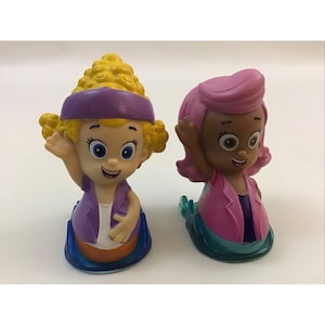 Bubble Guppies Roll N Go Sliders Replacement 2 Figures Lot A Fisher Price