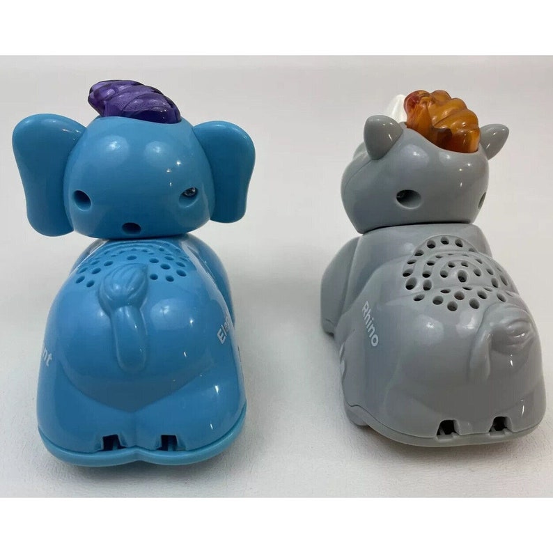 Vtech Go Go Smart Animals Wild Animals 2-pack Rhino Elephant - Etsy