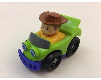 Fisher Price Little People Wheelies Toy Story Woody RC Mini Car