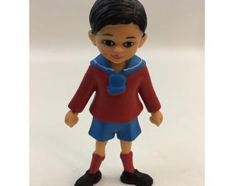 Pippi Longstocking Rubber Figures Vintage 1980s By Astrid Lindgren Sweden Fig B